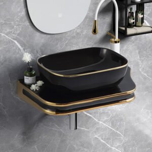 Giltedge Wall-Mounted Basin Set