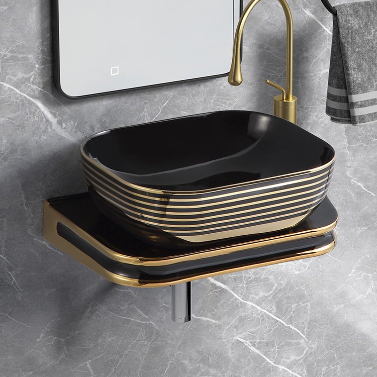 Giltedge Wall-Mounted Basin Set - 图片 2