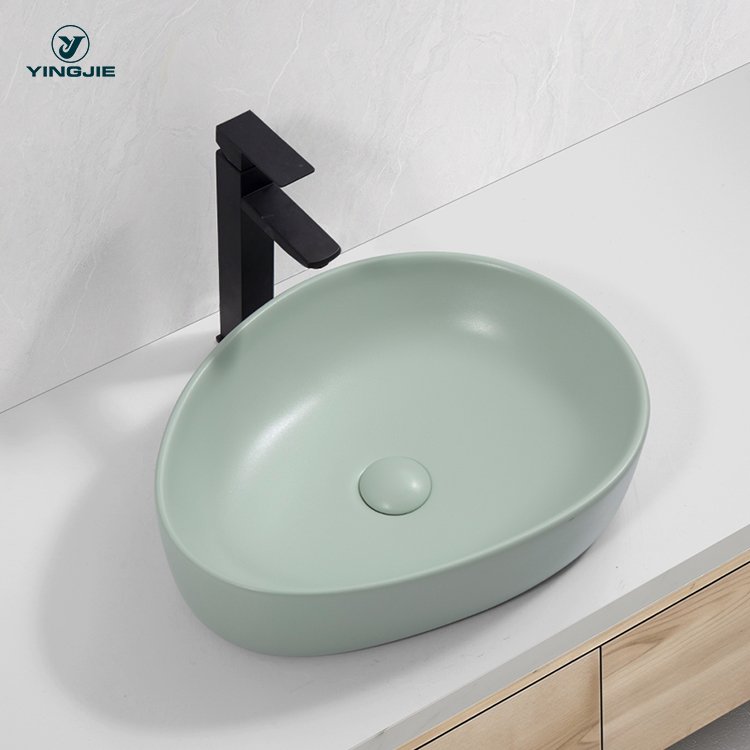Stylish Green Ceramic Basin