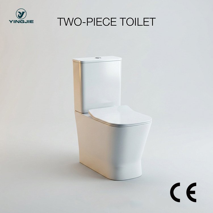 Yj 777 White Two Piece Toilet Tornado 1